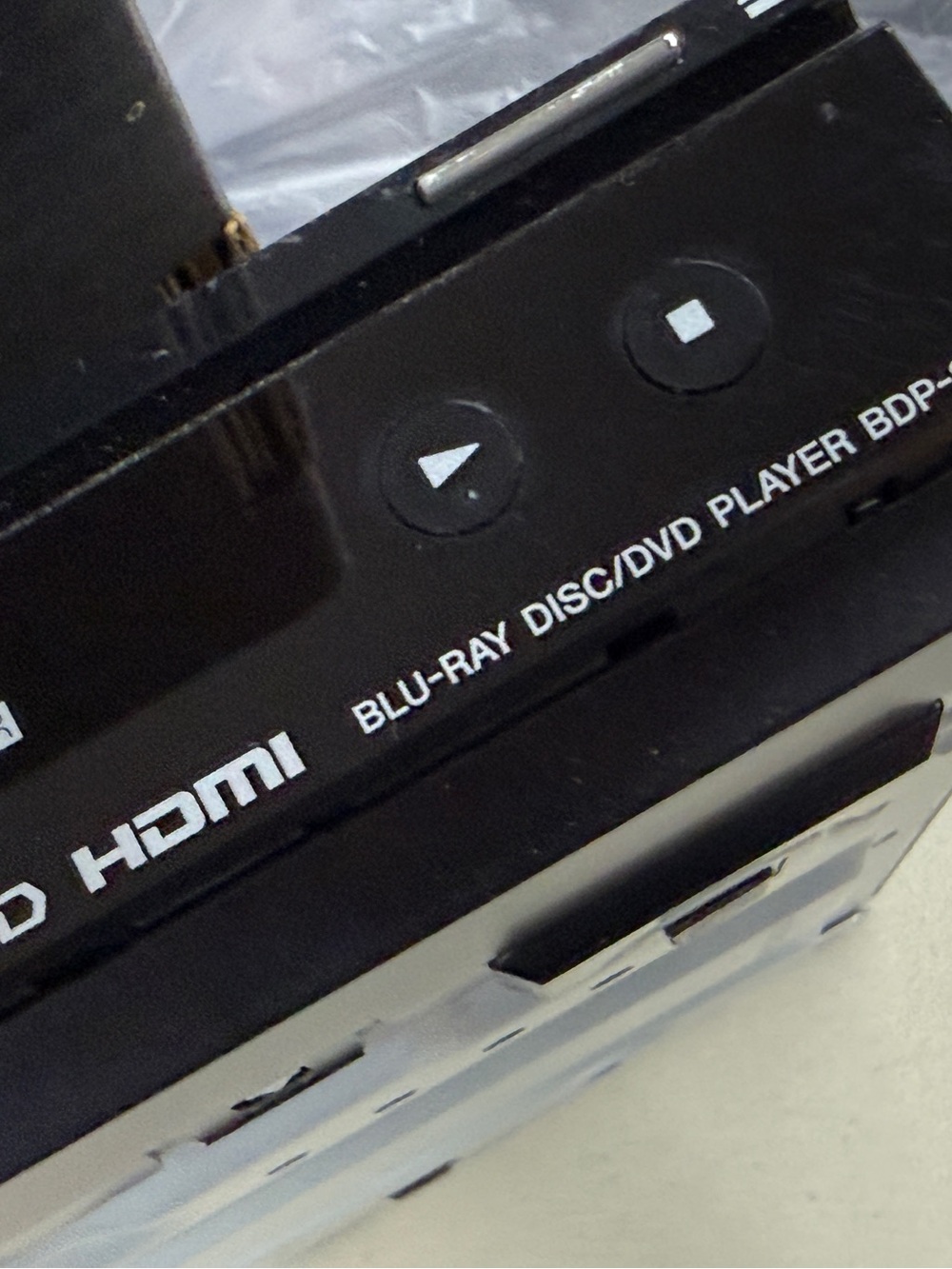 Sony BDP-S360 Blu-ray Disc Player Full HD 1080p Black with Remote Tested Working